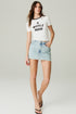 MINI SAIA JEANS CLARO